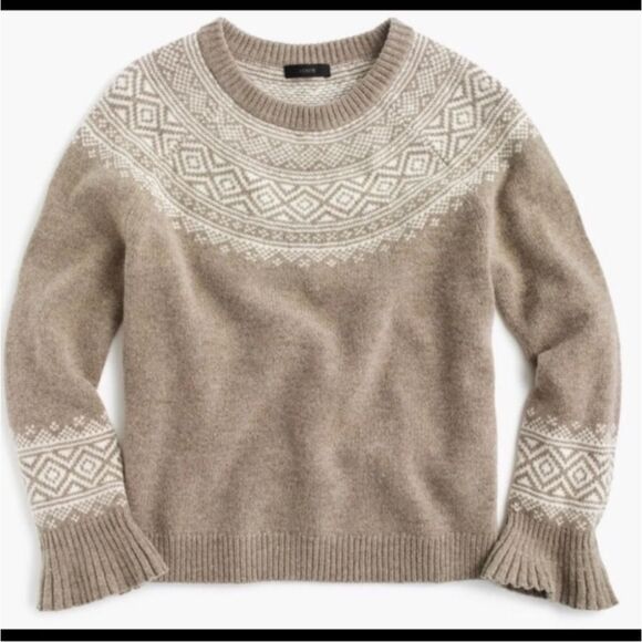J.Crew Fair Isle sweater - Picture 1 of 9